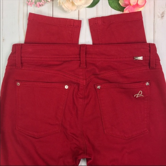 DL1961 Emma Legging Ankle Skinny Jeans Red 26 - Picture 2 of 8